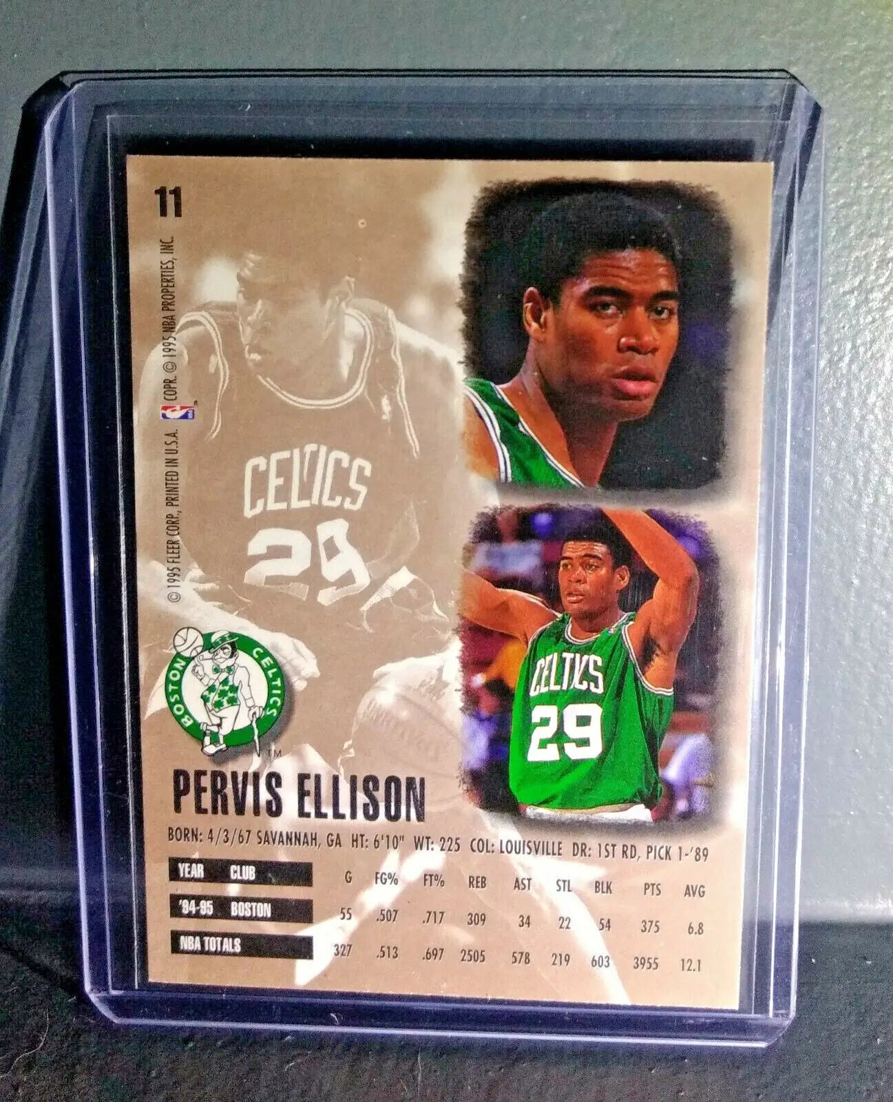 1995-96 Pervis Ellison Fleer Ultra #11 Basketball Card - Basketball Card Single