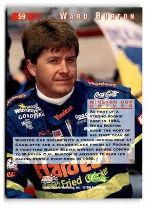 1995 Classic Images Ward Burton #59 Hardee’s - Other