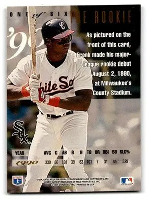 1995 Leaf #1 Frank Thomas Frank Thomas - Baseball Card Single