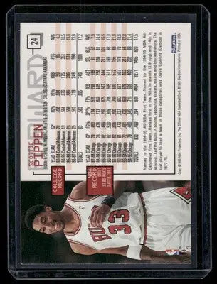 1995 SkyBox Hoops Scottie Pippen #24 Basketball - Basketball Card Single