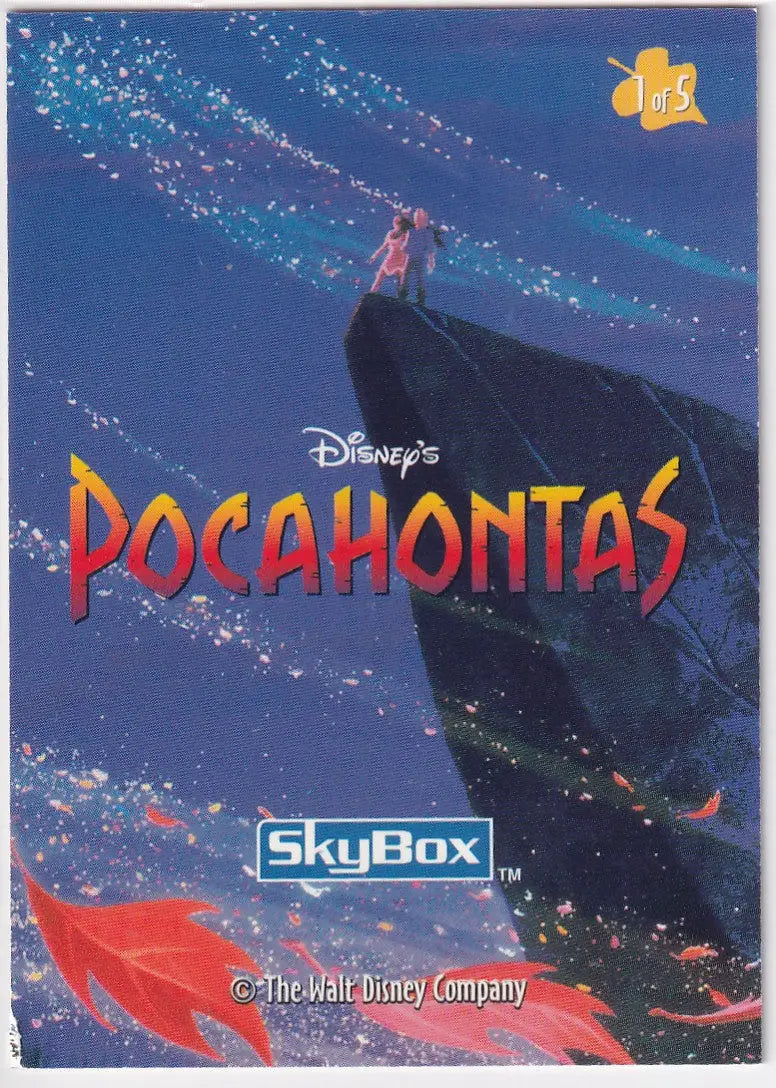 1995 SKYBOX POCAHONTAS #1 FOIL INSERT- DISNEY - Non-Sports Card Single