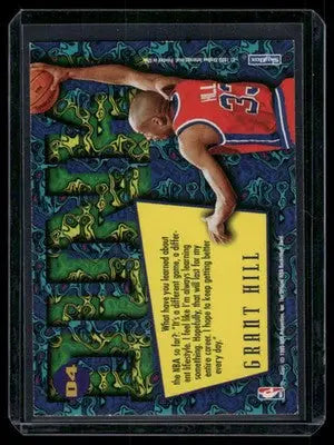 1995 SkyBox Premium Grant Hill #D4 Basketball - Basketball Card Single