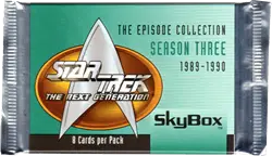 1995 Skybox Star Trek: TNG Season 3 Sealed Trading Card Pack - Star Trek Card Box