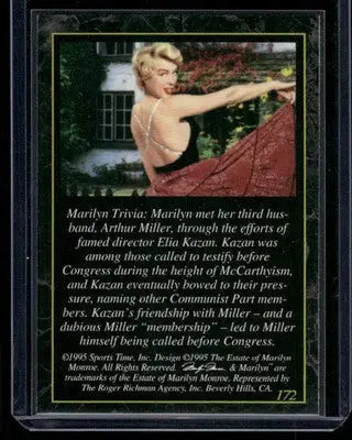 1995 Sports Time Marilyn Monroe #172 - Non-Sports Card Single