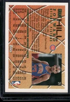 1995 Topps Grant Hill #211 Basketball - Basketball Card Single