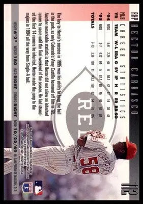 1996 Donruss Hector Carrasco 112 Cincinnati Reds NM - Baseball Card Single
