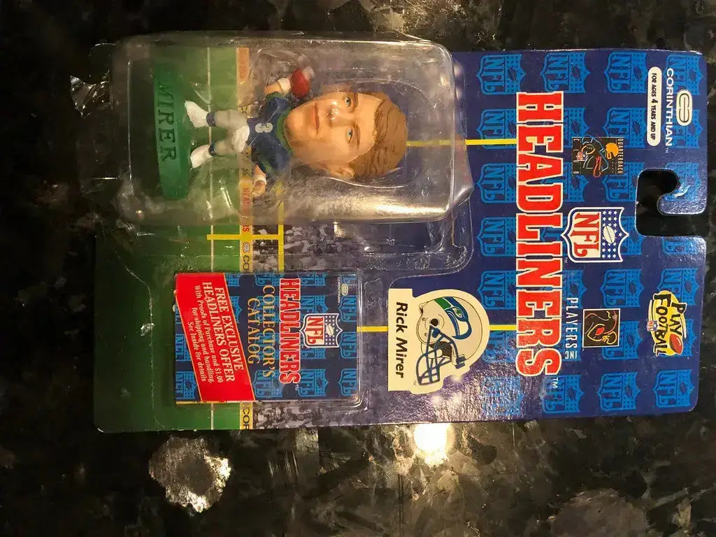 1996 NFL Headliners Rick Mirer Seattle Seahawks - Sports Memorabilia