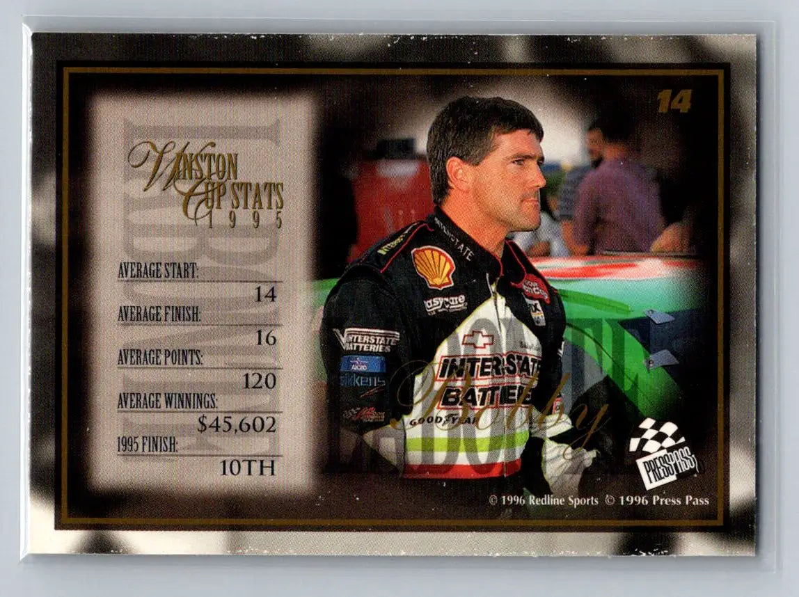 1996 Press Pass VIP #14 Bobby Labonte Joe Gibbs Racing - Racing Card Single