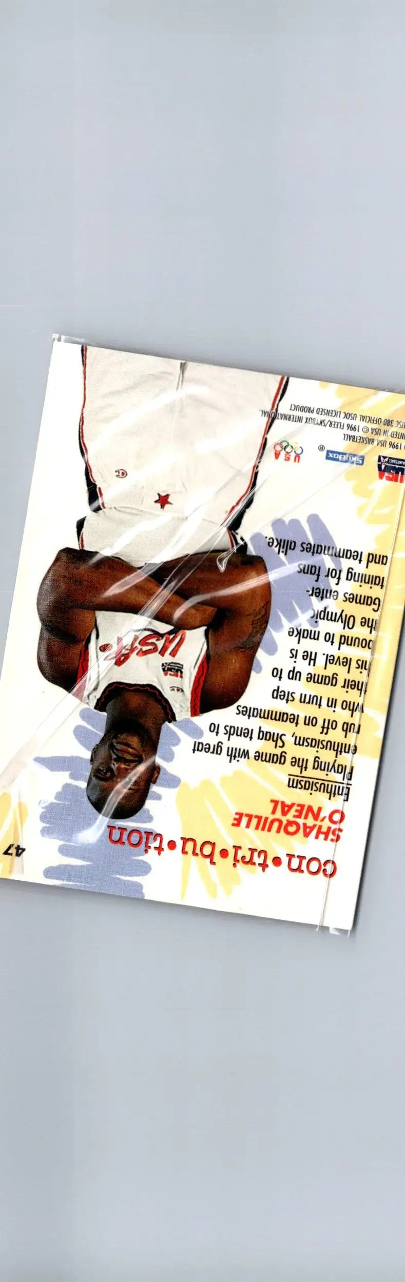 1996 SkyBox USA #47 Shaquille O’Neal - Basketball Card Single