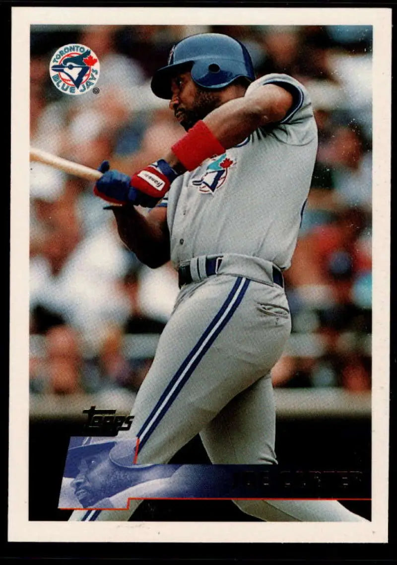 1996 Topps #115 Joe Carter NM-MT Toronto Blue Jays Baseball Card - Baseball Card Single
