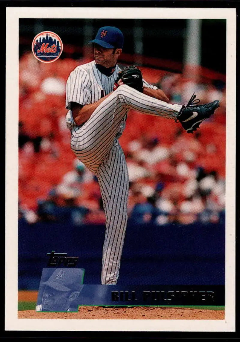 1996 Topps #144 Bill Pulsipher NM-MT New York Mets Baseball Card - Baseball Card Single