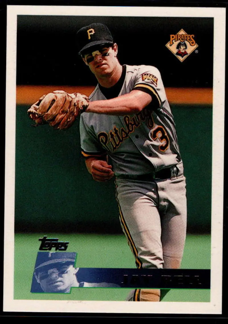 1996 Topps #156 Jay Bell NM-MT Pittsburgh Pirates Baseball Card - Baseball Card Single