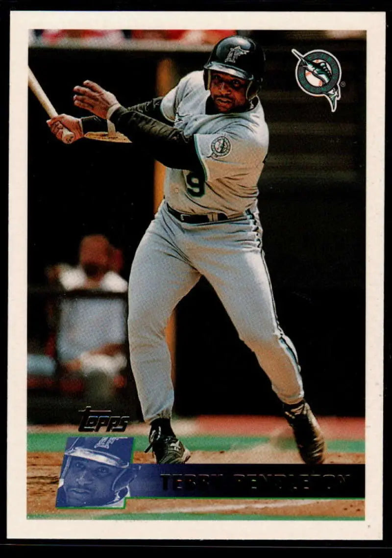 1996 Topps #170 Terry Pendleton NM-MT Florida Marlins Baseball Card - Baseball Card Single