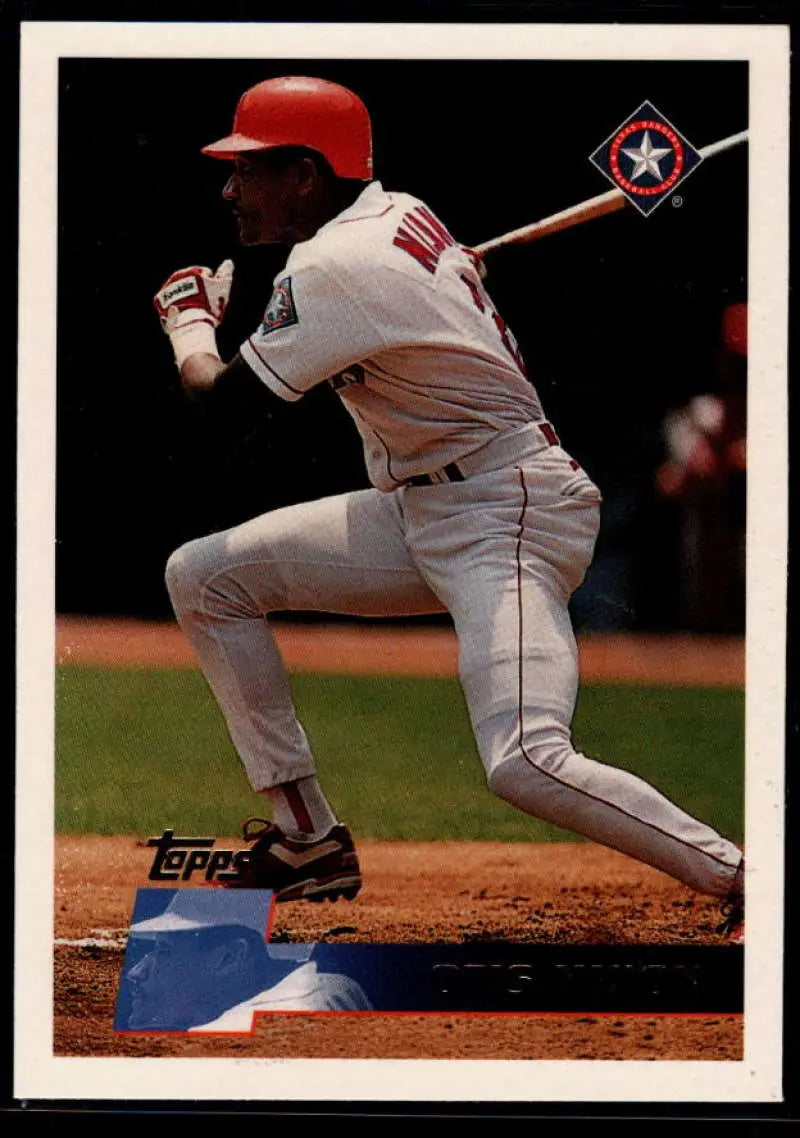 1996 Topps #178 Otis Nixon NM-MT Texas Rangers Baseball Card - Baseball Card Single