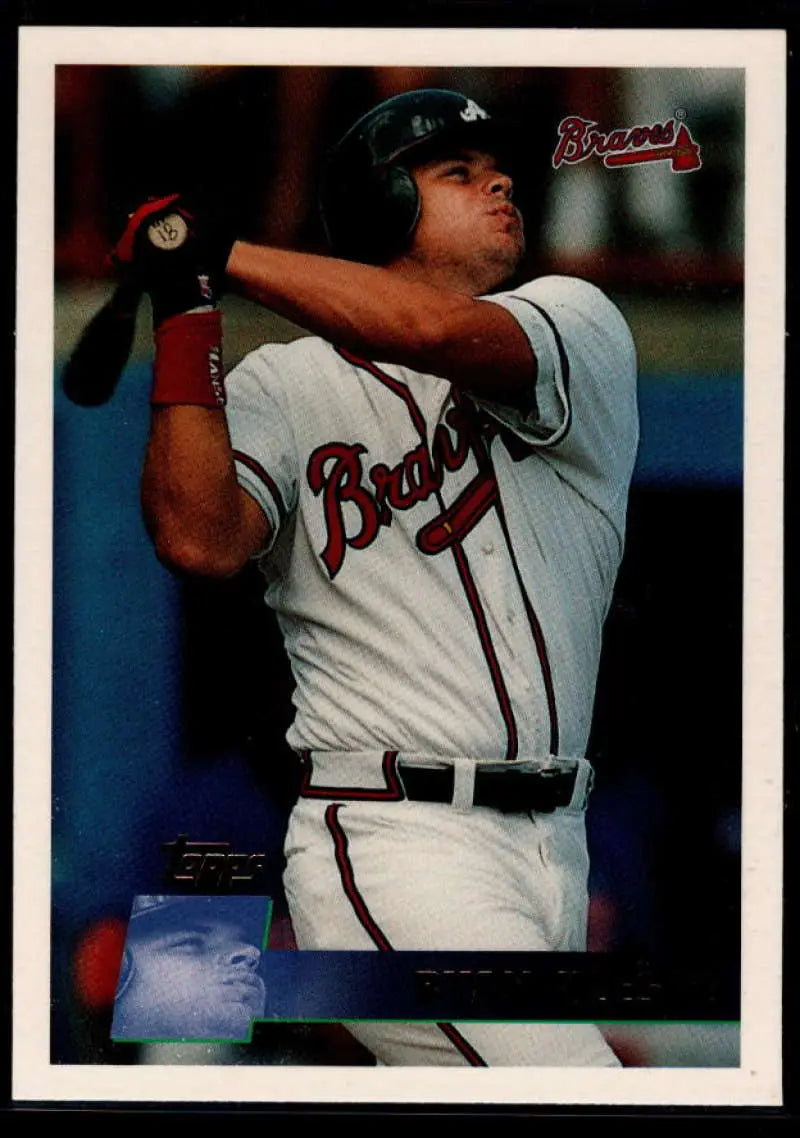 1996 Topps #193 Ryan Klesko NM-MT Atlanta Braves Baseball Card - Baseball Card Single