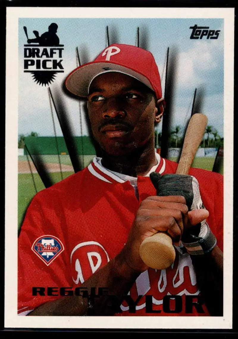 1996 Topps #240 Reggie Taylor NM-MT Philadelphia Phillies Baseball Card - Baseball Card Single