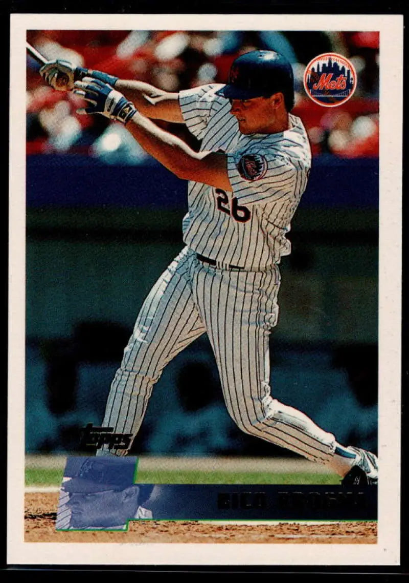 1996 Topps #259 Rico Brogna NM-MT New York Mets Baseball Card - Baseball Card Single