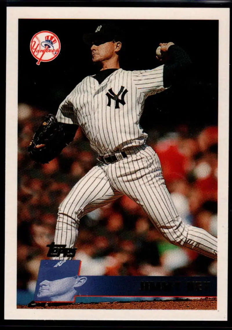 1996 Topps #273 Jimmy Key NM-MT New York Yankees Baseball Card - Baseball Card Single
