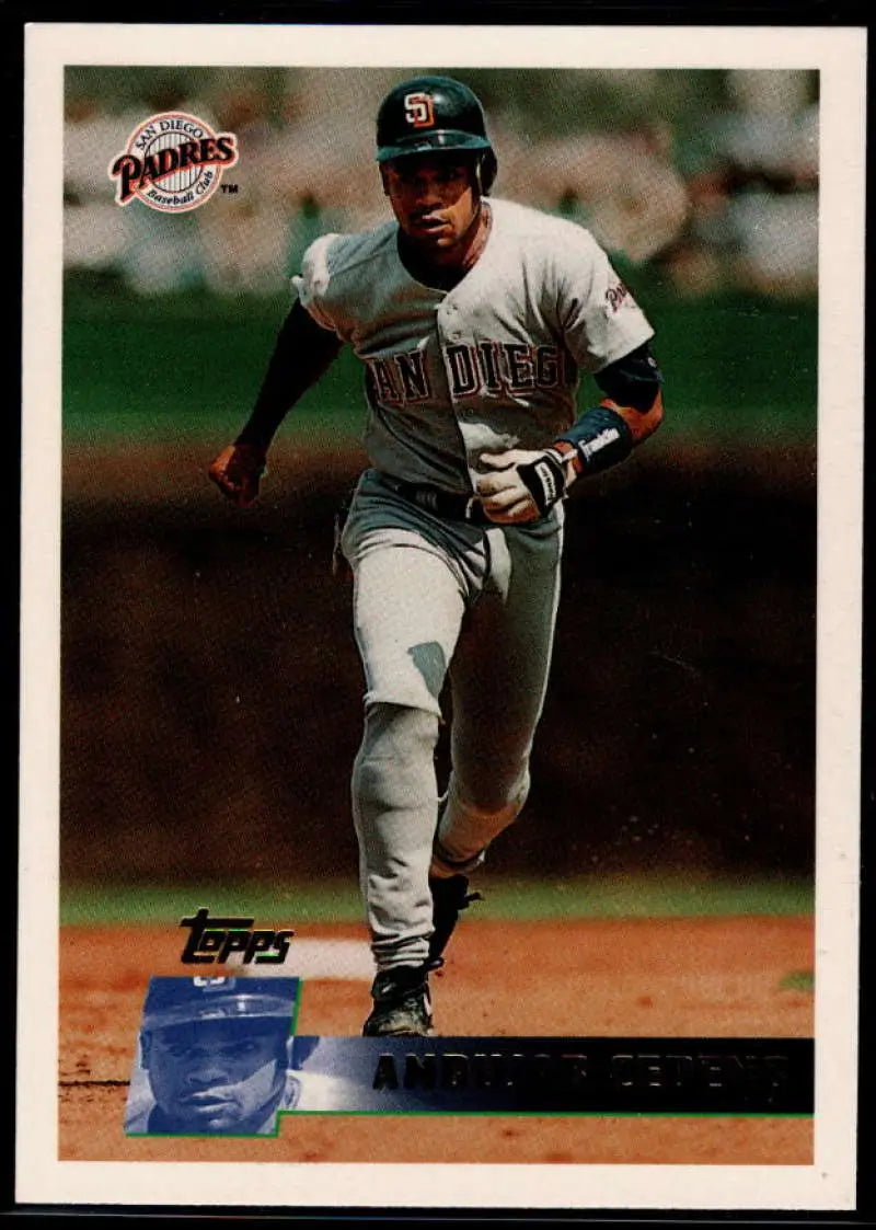 1996 Topps #29 Andujar Cedeno NM-MT San Diego Padres Baseball Card - Baseball Card Single
