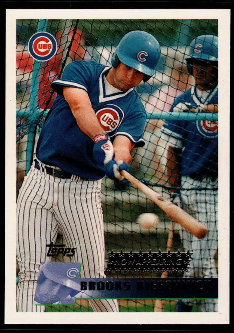 1996 Topps #344 Brooks Kieschnick NM-MT Chicago Cubs Baseball Card - Baseball Card Single