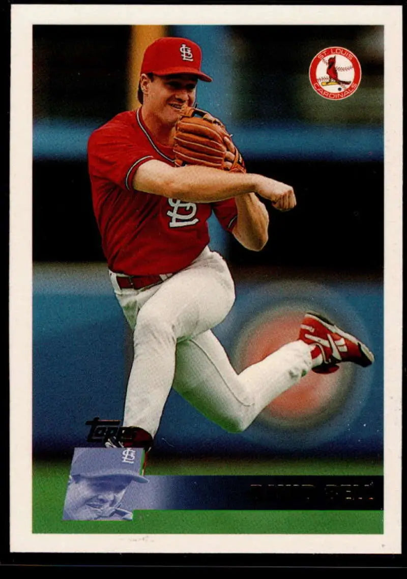 1996 Topps #388 David Bell NM-MT St. Louis Cardinals Baseball Card - Baseball Card Single