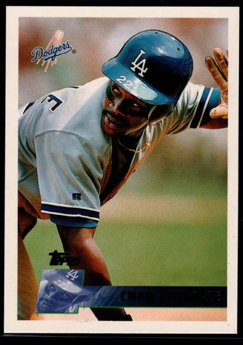 1996 Topps #402 Chad Fonville NM-MT Los Angeles Dodgers Baseball Card - Baseball Card Single