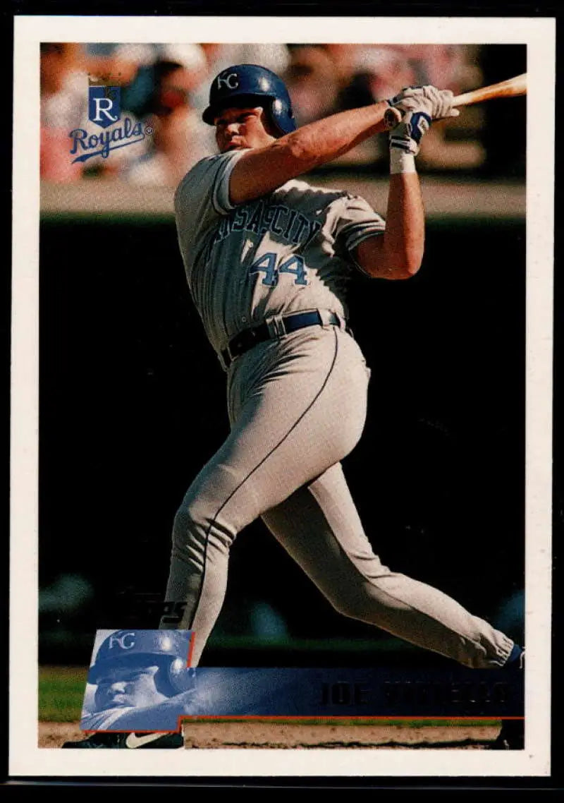 1996 Topps #411 Joe Vitiello NM-MT Kansas City Royals Baseball Card - Baseball Card Single