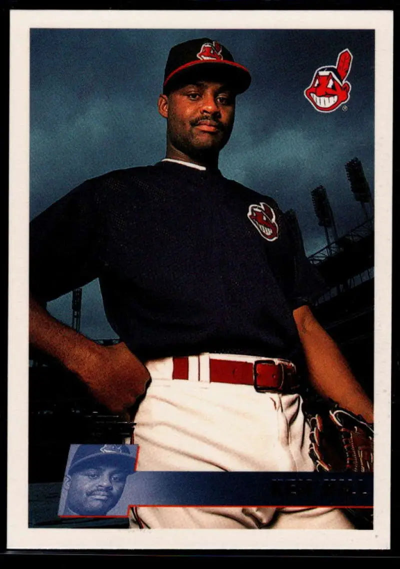 1996 Topps #414 Ken Hill NM-MT Cleveland Indians Baseball Card - Baseball Card Single