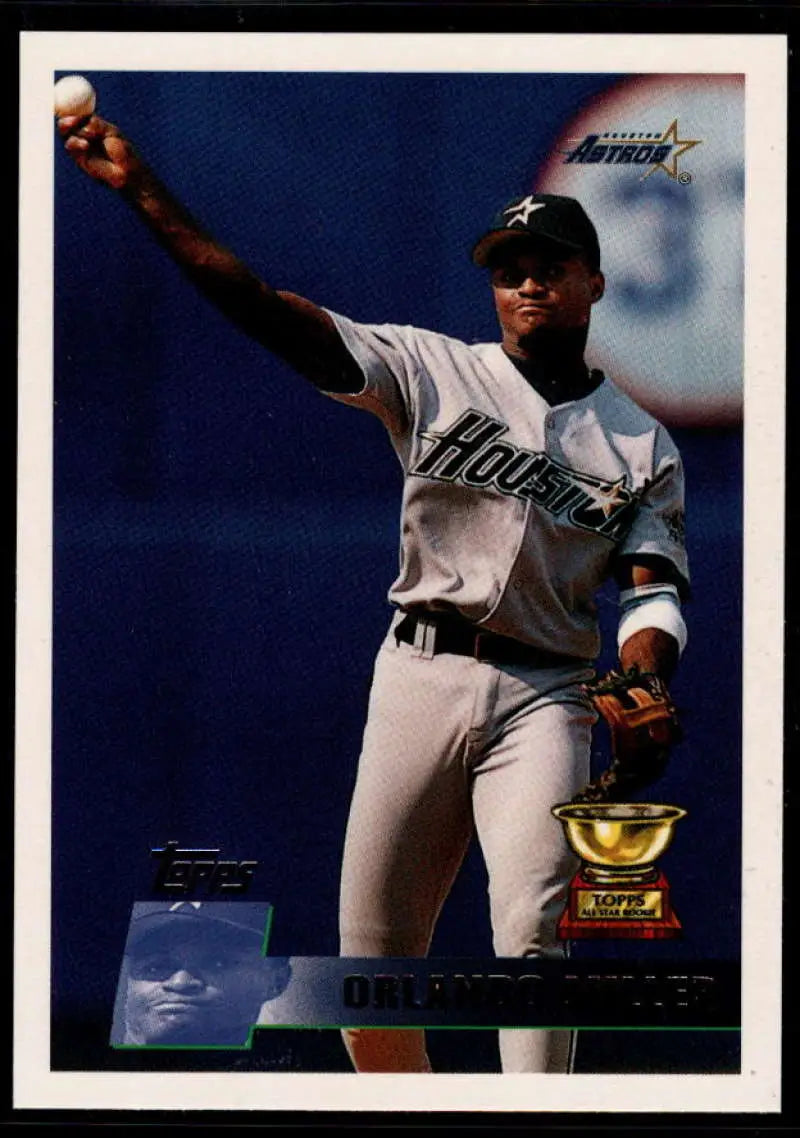 1996 Topps #64 Orlando Miller NM-MT Houston Astros Baseball Card - Baseball Card Single