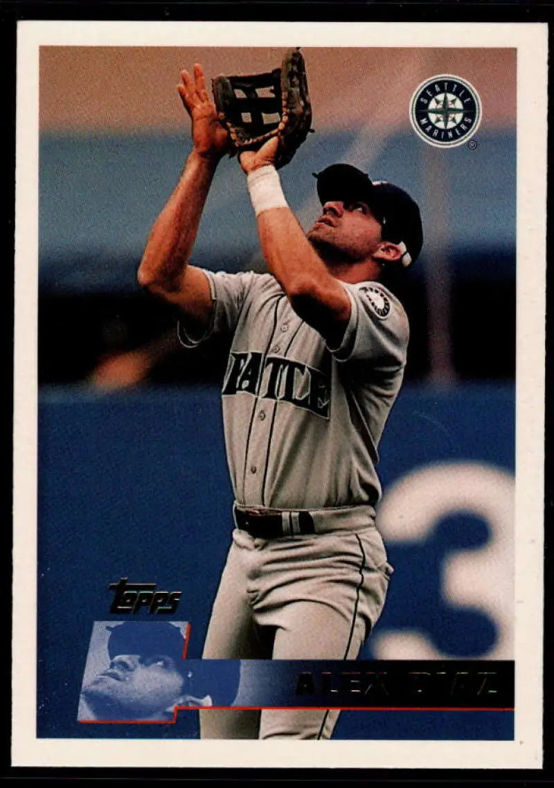 1996 Topps #94 Alex Diaz NM-MT Seattle Mariners Baseball Card - Baseball Card Single