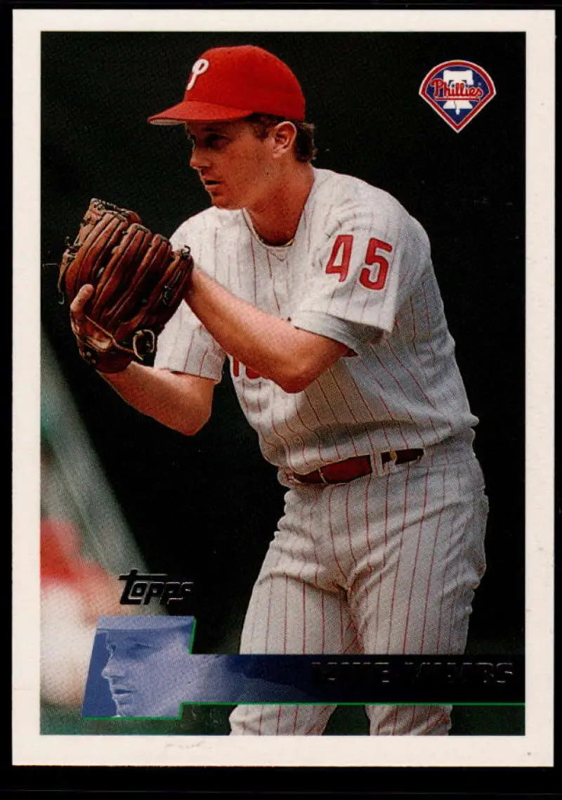 1996 Topps #97 Mike Mimbs NM-MT Philadelphia Phillies Baseball Card - Baseball Card Single