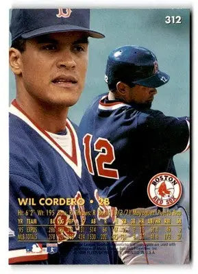 1996 Ultra #312 Wil Cordero - Baseball Card Single