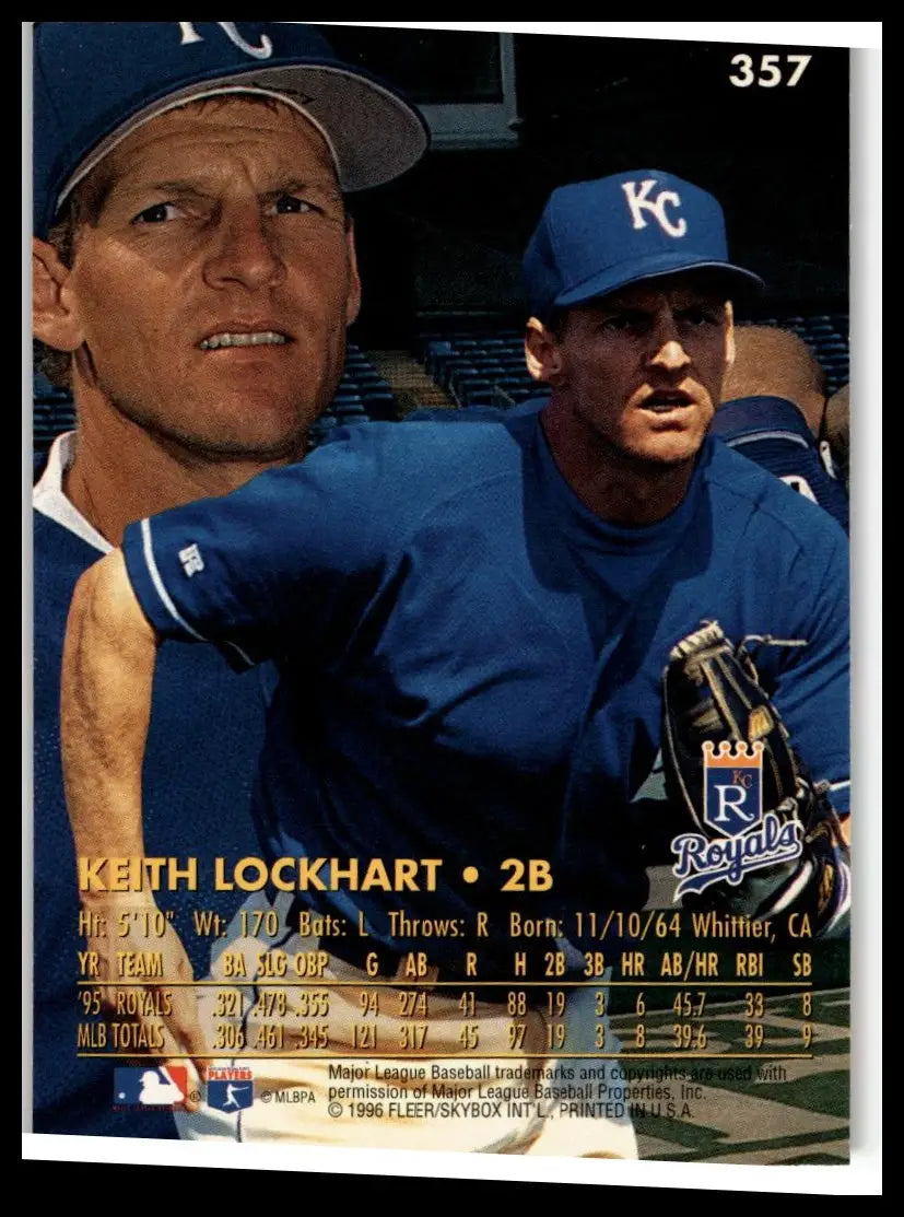 1996 Ultra #357 Keith Lockhart - Baseball Card Single