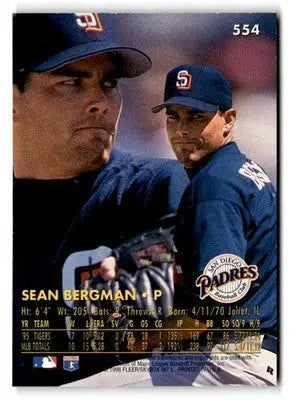 1996 Ultra #554 Sean Bergman - Baseball Card Single
