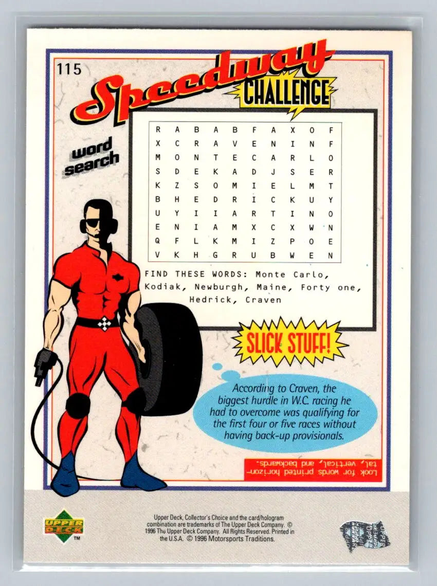 1997 Collector’s Choice #115 Ricky Craven Larry Hedrick Motorsports - Racing Card Single