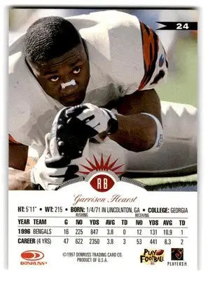 1997 Leaf #24 Garrison Hearst - Football Card Single