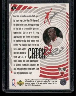 1997 Upper Deck Collector’s Choice Michael Jordan #195 Basketball