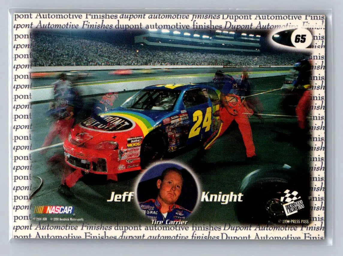 1998 Press Pass #65 Jeff Knight Hendrick Motorsports - Racing Card Single