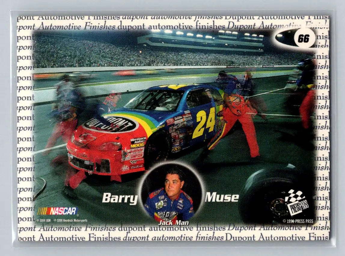 1998 Press Pass #66 Barry Muse Hendrick Motorsports - Racing Card Single
