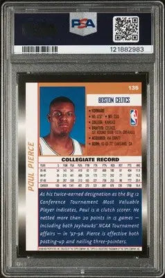1998 Topps #135 Paul Pierce Rookie PSA 9 - Basketball Card Single