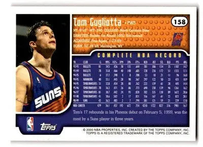 1999-00 Topps #158 Tom Gugliotta - Basketball Card Single