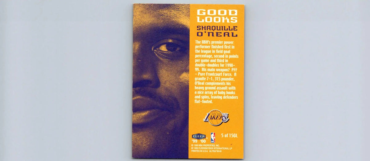 1999-00 Ultra #5 GL Shaquille O’Neal Good Looks - Basketball Card Single