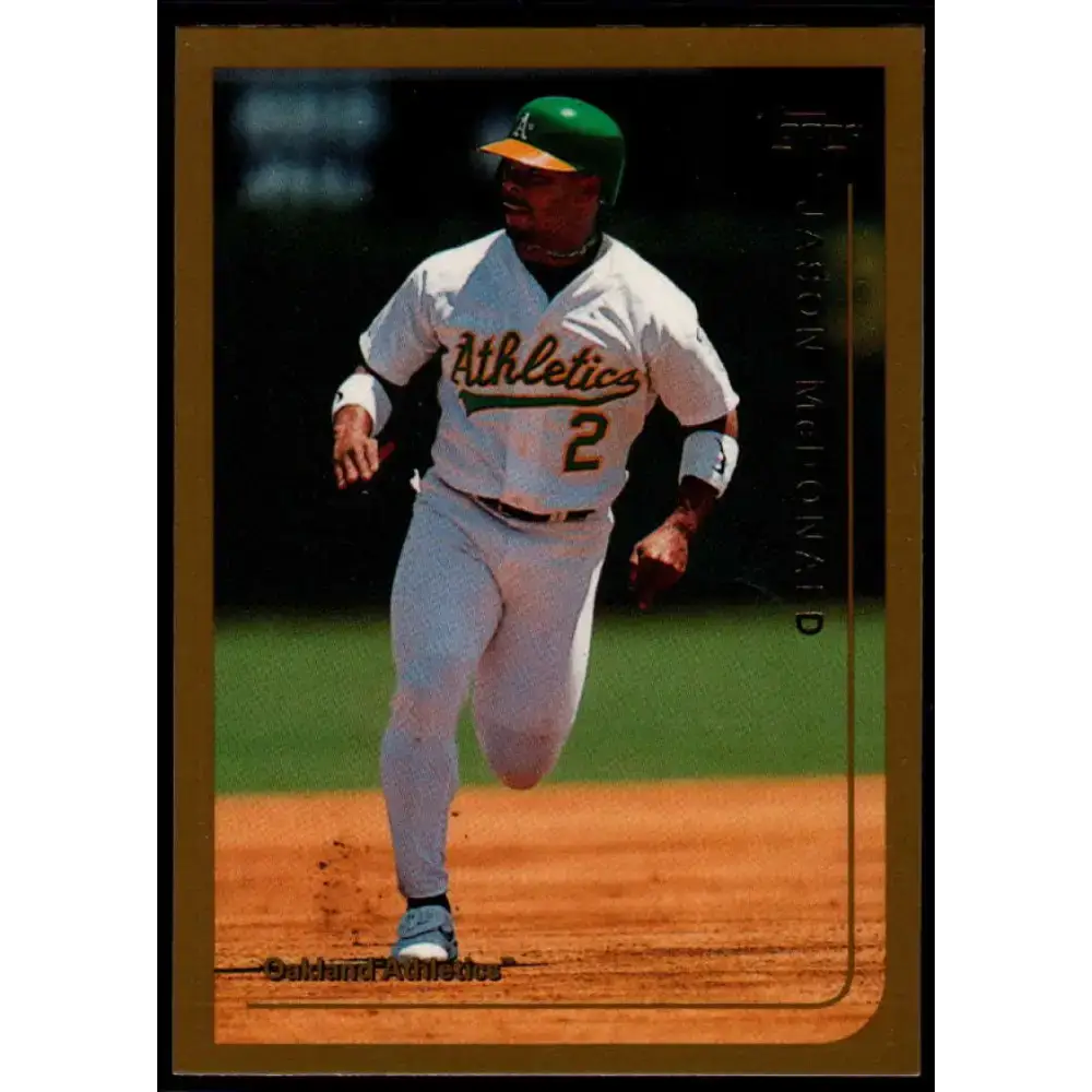 1999 Topps #119 Jason McDonald NM-MT Oakland Athletics Baseball Card - Baseball Card Single