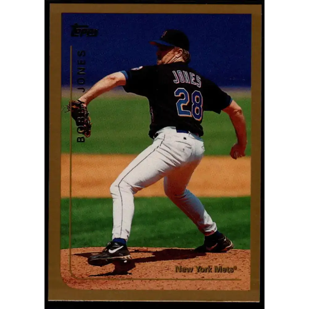 1999 Topps #176 Bobby Jones NM-MT New York Mets Baseball Card - Baseball Card Single