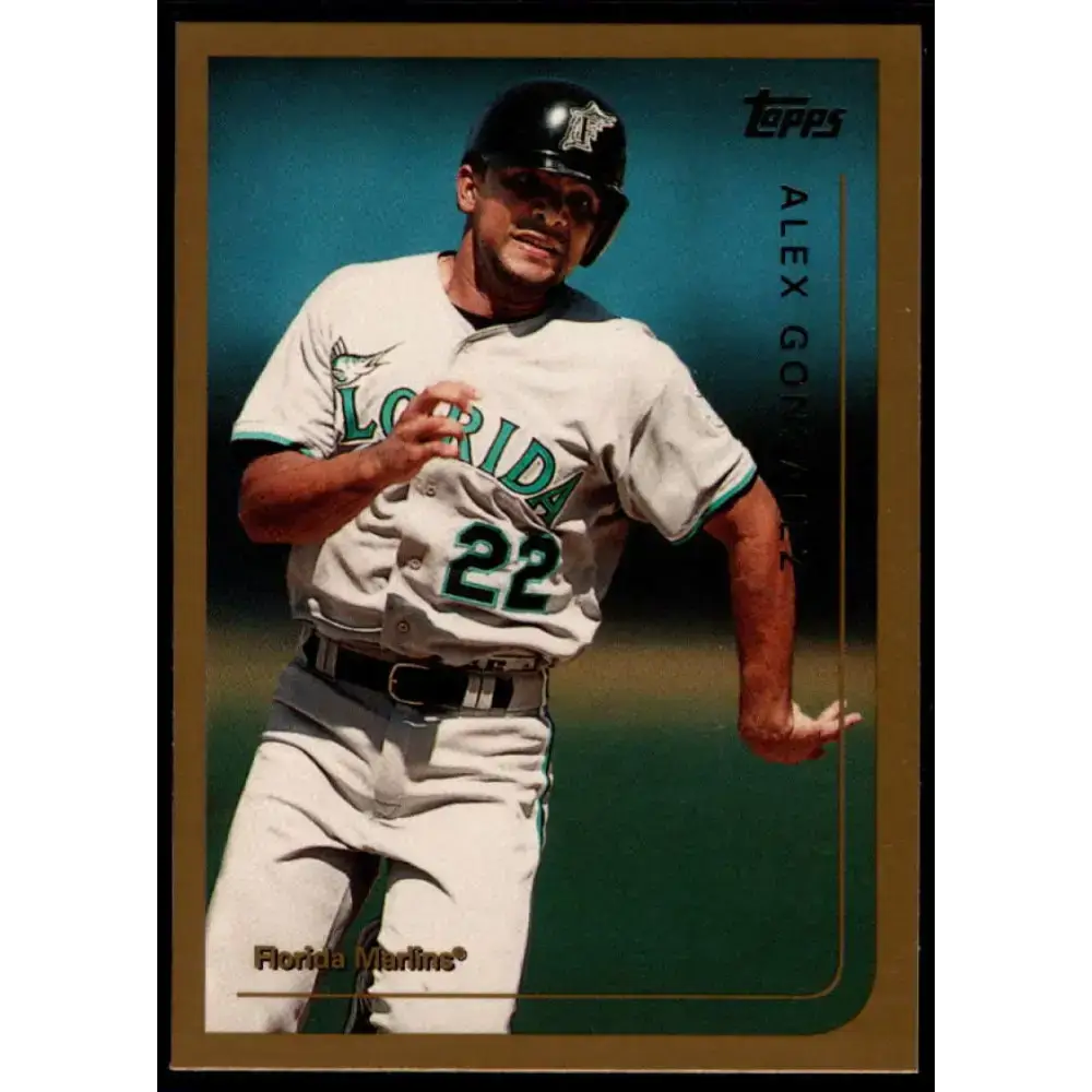 1999 Topps #247 Alex Gonzalez NM-MT Florida Marlins Baseball Card - Baseball Card Single