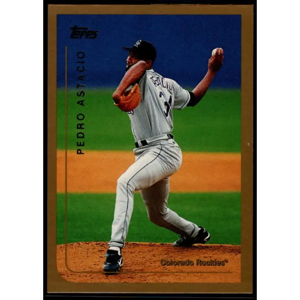 1999 Topps #317 Pedro Astacio NM-MT Colorado Rockies Baseball Card - Baseball Card Single