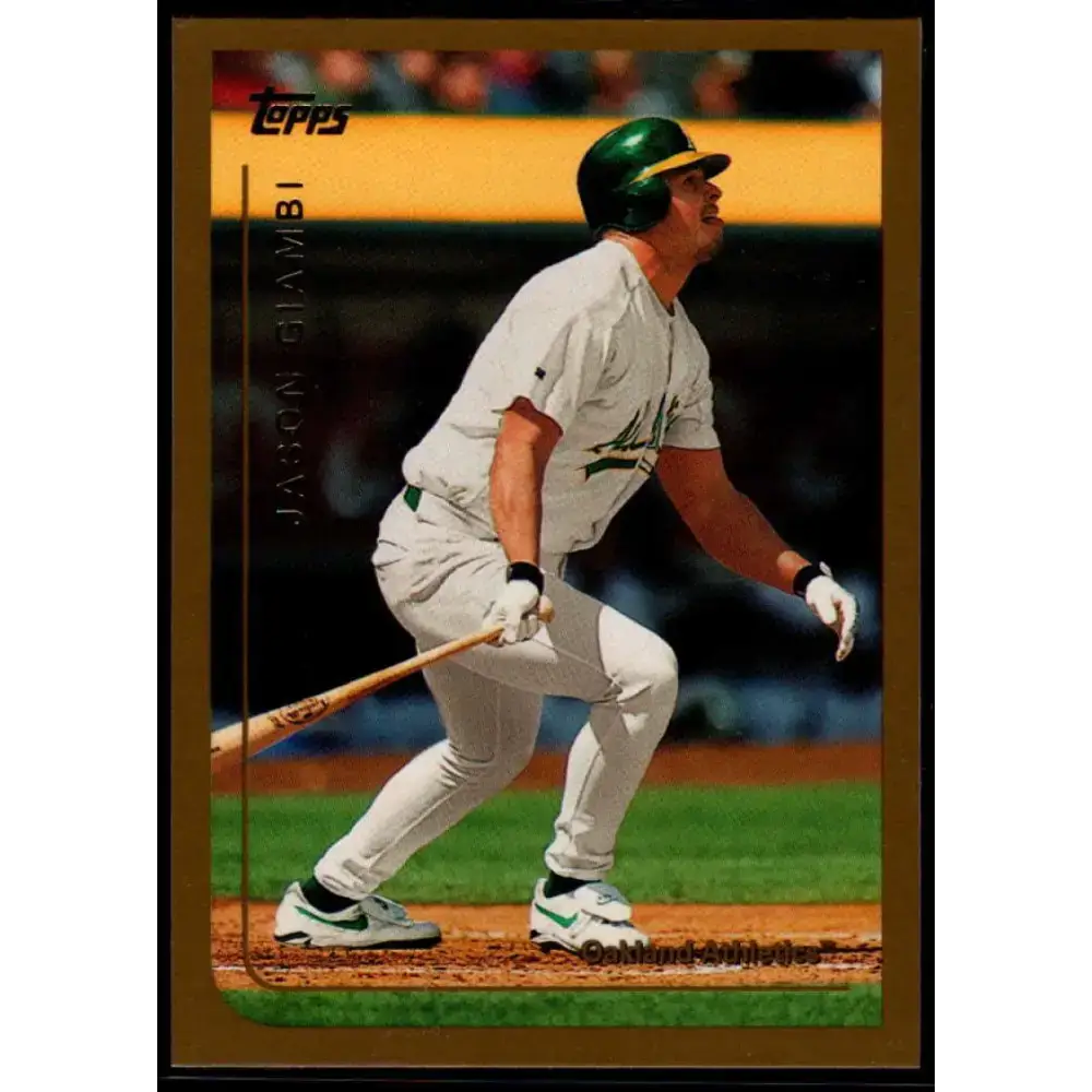 1999 Topps #324 Jason Giambi NM-MT Oakland Athletics Baseball Card - Baseball Card Single