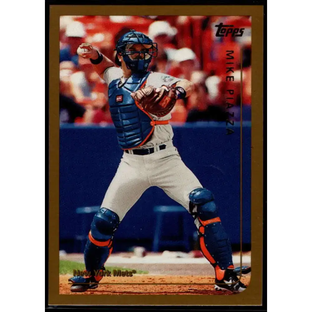1999 Topps #340 Mike Piazza NM-MT New York Mets Baseball Card - Baseball Card Single