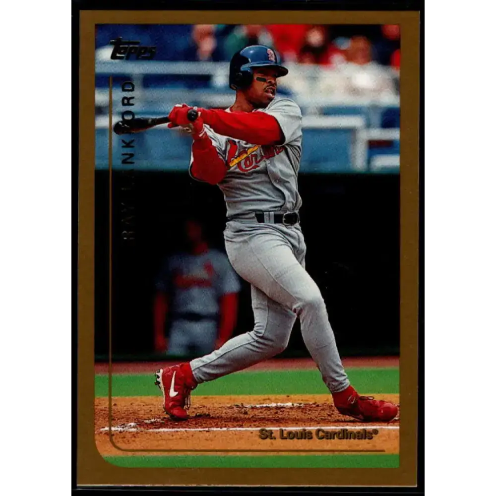 1999 Topps #35 Ray Lankford NM-MT St. Louis Cardinals Baseball Card - Baseball Card Single