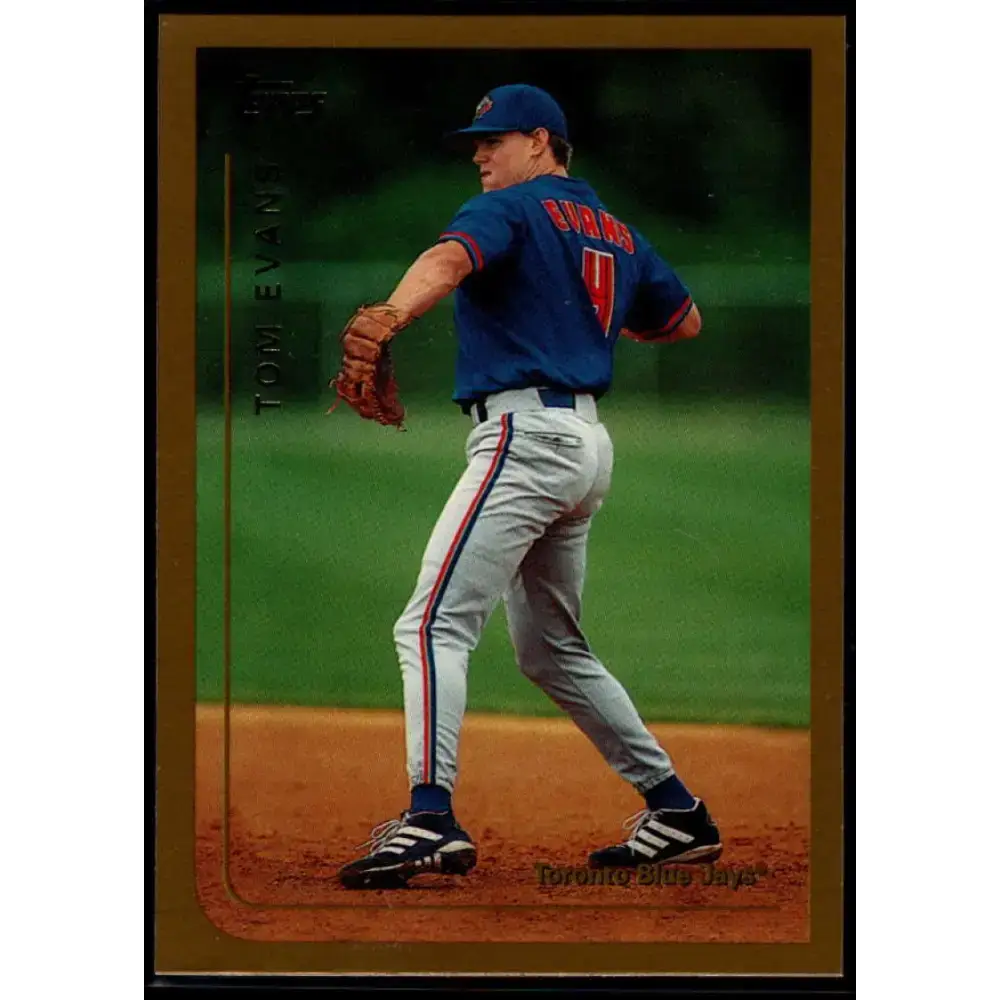 1999 Topps #367 Tom Evans NM-MT Toronto Blue Jays Baseball Card - Baseball Card Single